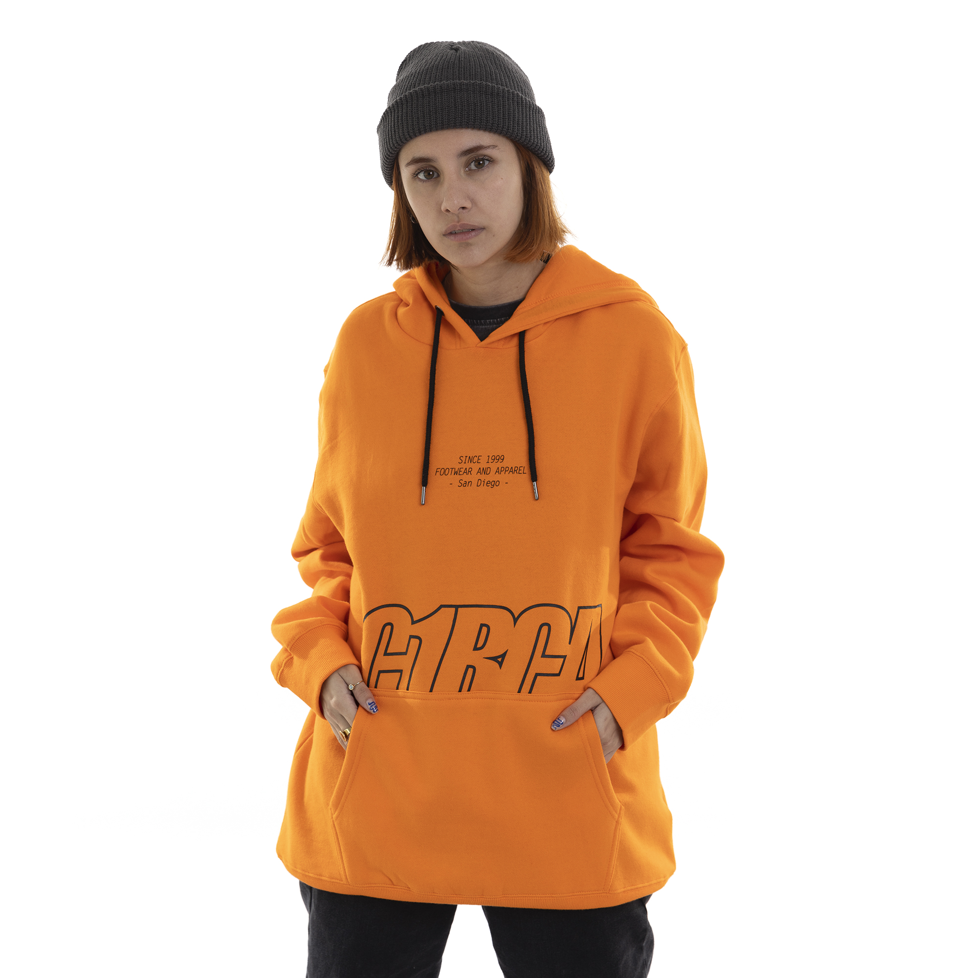 OUTLINE HOOD - ORANGE