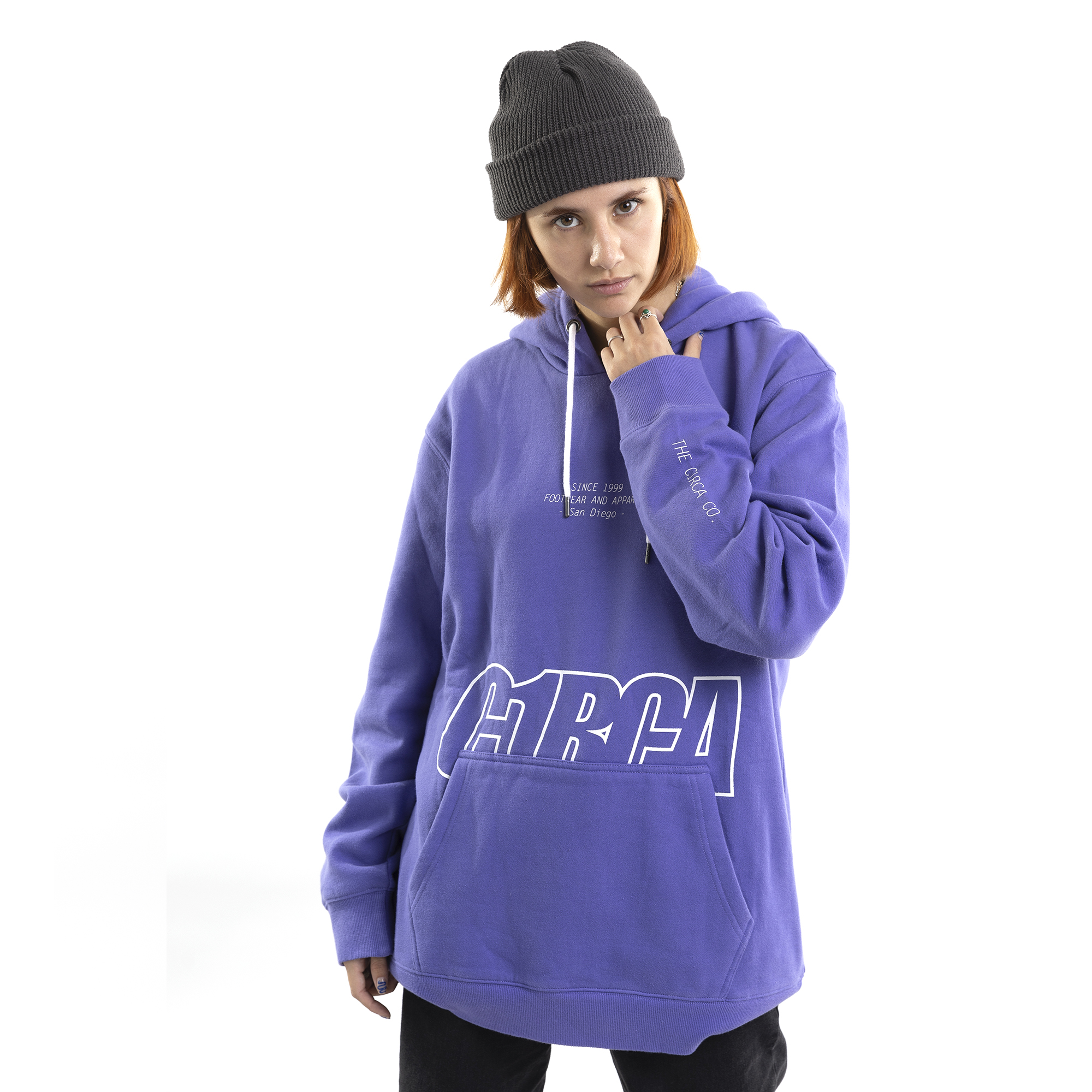 OUTLINE HOOD - PURPLE