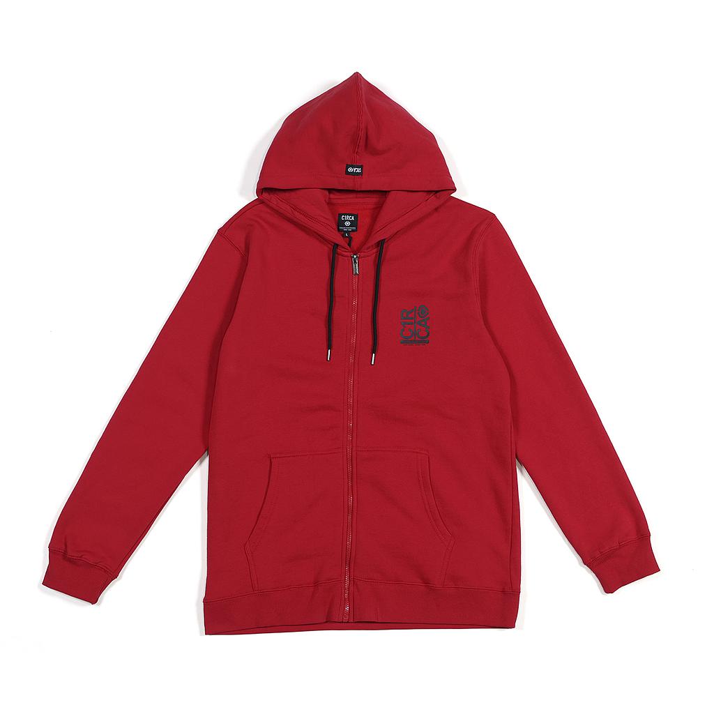BREAK UP ZIP - RED - OVERSIZE