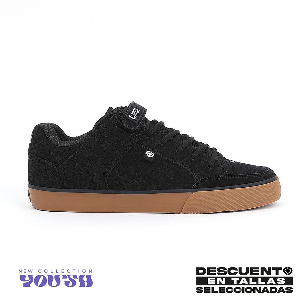 205 VULC YOUTH - BLACK/GUM