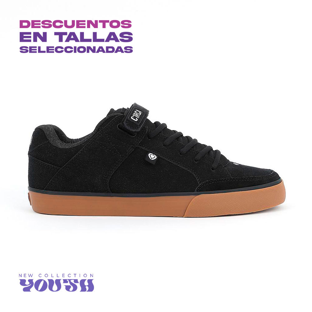 205 VULC YOUTH - BLACK/GUM