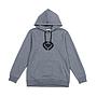 BIG LOGO HOOD - GREY